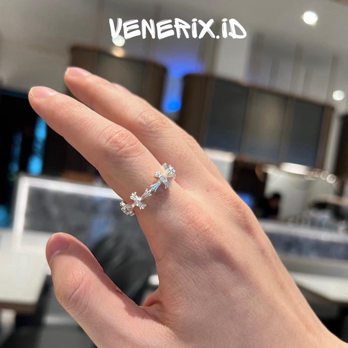 S925 CHROMES CROIX RINGS CINCIN ALLSIZE ADJUSTABLE PREMIUM MEWAH ELEGANT