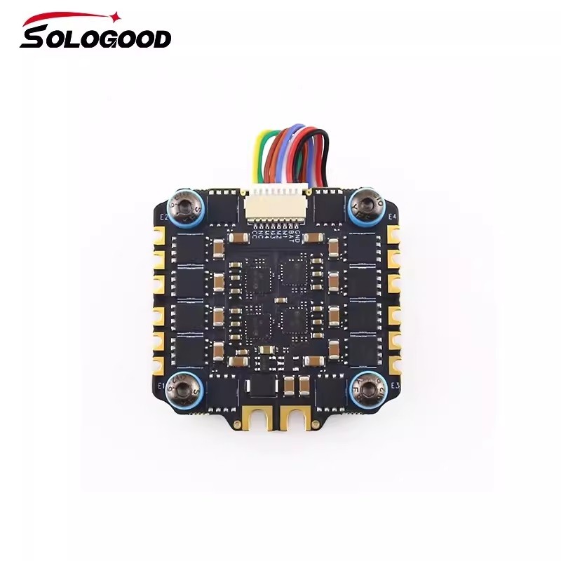 SoloGood F722 V1 60A Stack ICM42688P Dual BEC OSD BlackBox Flight Controller ESC 3-6S LIPO for FPV