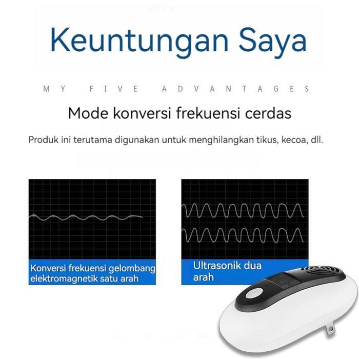 "New" Pengusir Tikus Ultrasonik Pengusir Tikus Ultrasonik Efektif Mengusir Tikus, Kecoa, Semut,