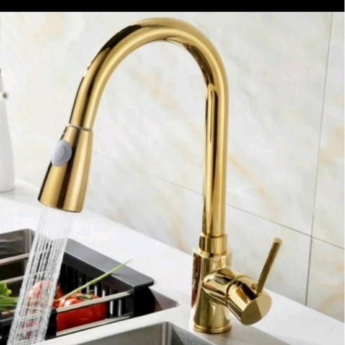Kran tarik gold / kran panas dingin gold / kran sink gold Air