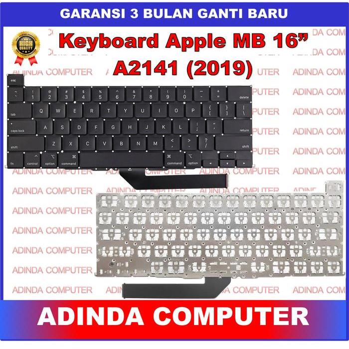 MURAH Keyboard Apple Macbook Pro Retina 16 Inch A2141 (2019)
