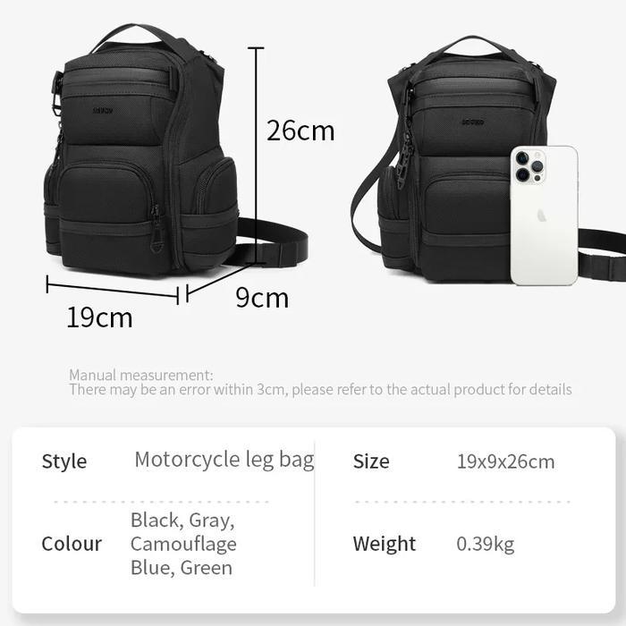 Tas Selempang Minimalis Ozuko Legaro Leg Bag #9816 - Tas Paha Selempang Mini Pria