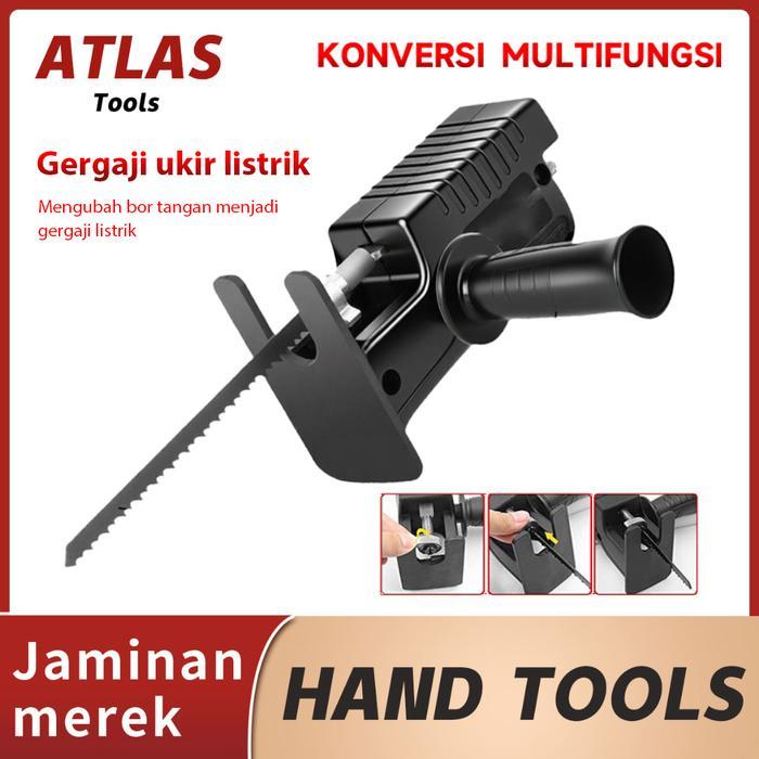SOKIN Adapter Gergaji Listrik untuk Bor Konversi Bor Jadi Gergaji Multifungsi