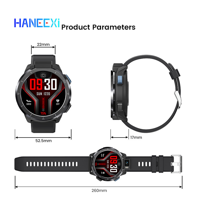 KOSPET OPTIMUS 2 4G Android 10 Smart watch Phone 64GB 128GB 13MP 90?Flashlight 2260mAh GPS Fitness