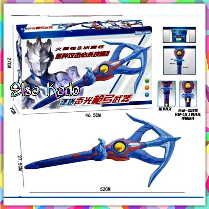 MAINAN SENJATA ULTRAMAN LAMPU