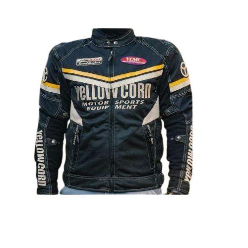 TERLARIS YELLOW CORN YM-4112 BLACK JACKET TOURING RIDING JACKET MOTOR GINAL READY STOCK