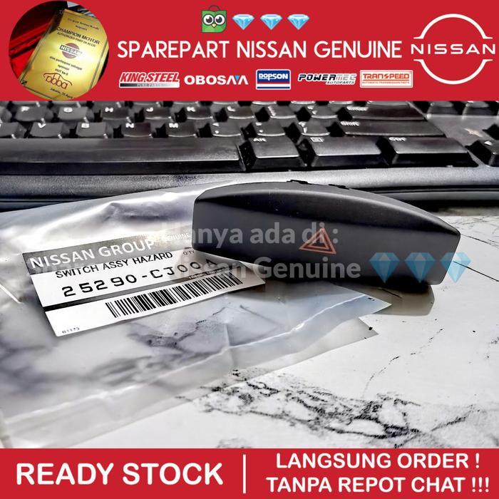 Livina L10 L11 Switch Tombol Hazard Darurat Segitiga Merah Ori Nissan