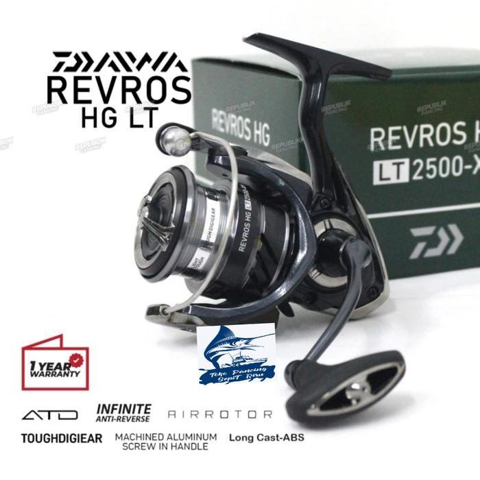 Reel Spinning Daiwa Revros Hg Lt 2500Xh 2020 Power Handle Garansi