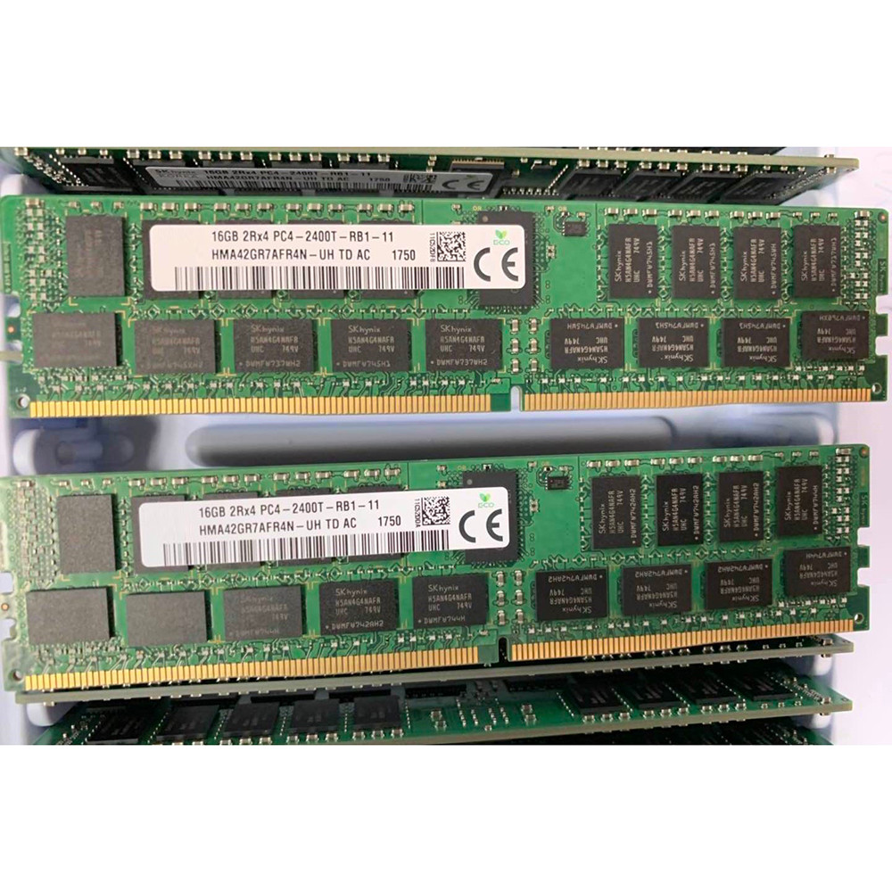 1PCS 16GB 16G 2RX4 2400T REG ECC 16GB DDR4 2400 RAM Memory