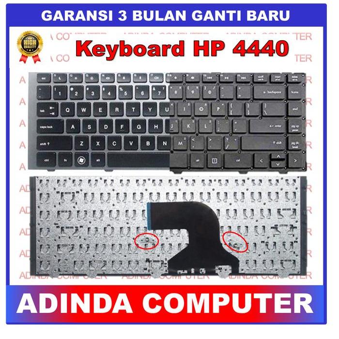 READY Keyboard HP Probook 4440 4440s 4441 4441s 4445 4445s 4446 4446s