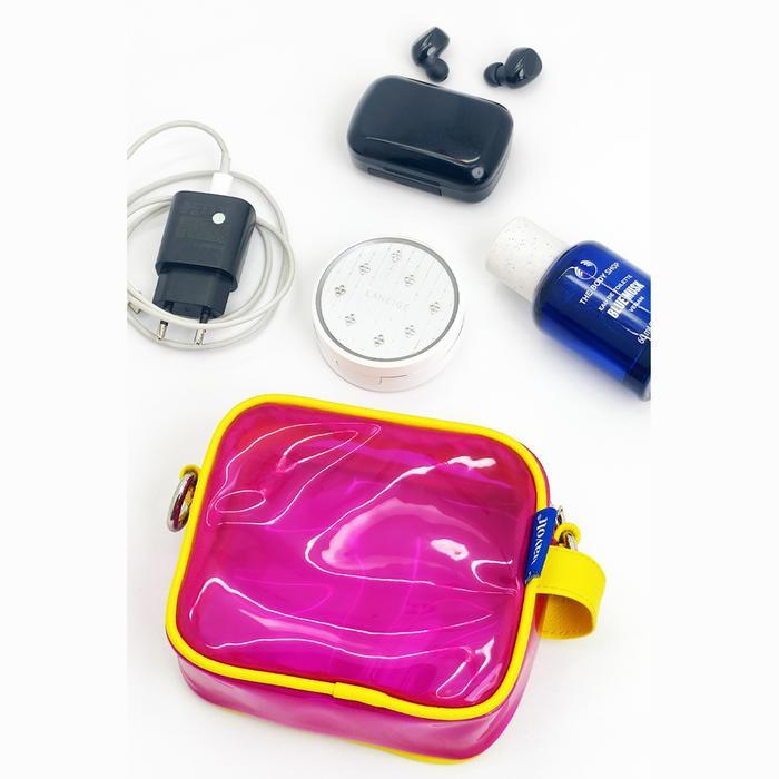 Pouch Jelly Transparant - Travolt - Waterproof - Tali Kuat PVC Pouch