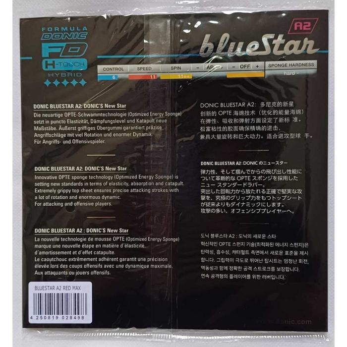 Karet Bet Tenis Meja Donic Bluestar A2 Original