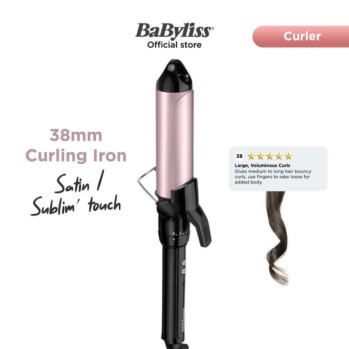Babyliss Paris Satin/Sublim Touch Curling Iron C338E Catok Pengeriting Rambut Curly
