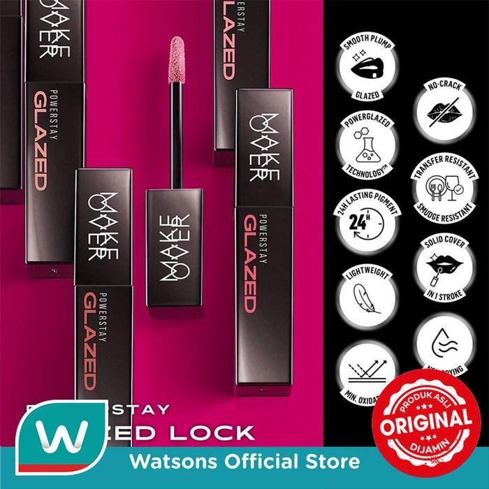 Ready Make Over Powerstay Glazed Lock Lip Pigment D22 Lowkey 3G By Ivory Gloss