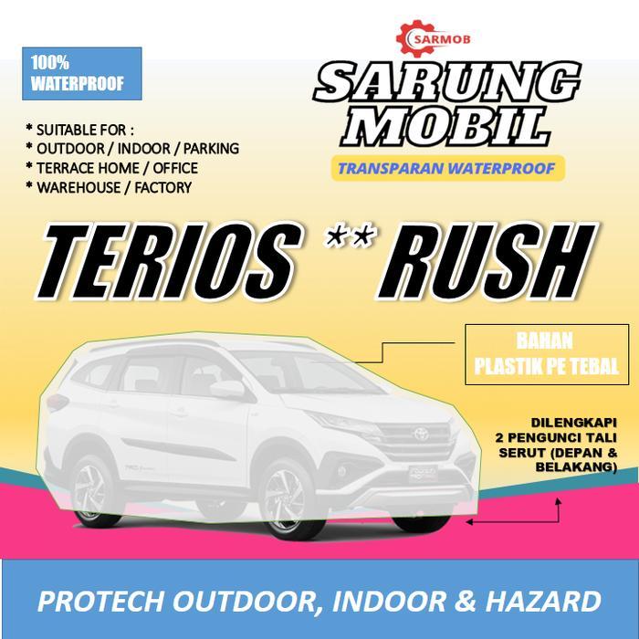 Promoo Cover Mobil Transparan Rush Terios Toyota Daihatsu Waterproof
