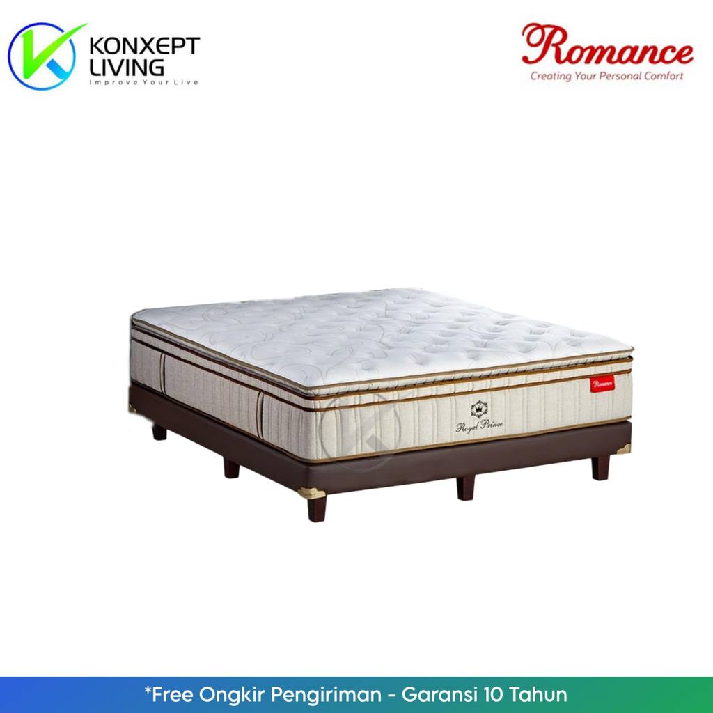 Romance Springbed Royal Prince Ukuran 180x200 Fullset Tanpa Sandaran
