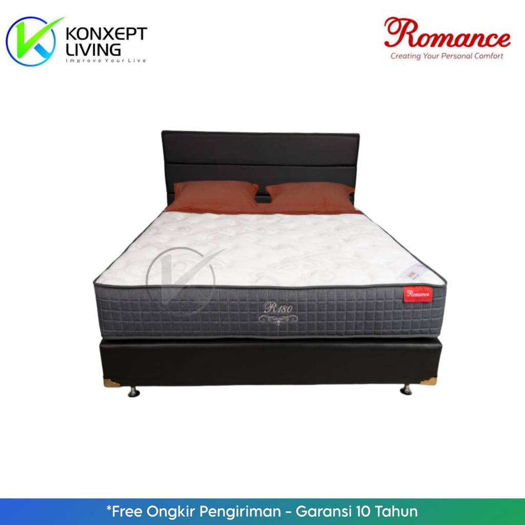 Romance Springbed New R180 Sandaran R006 Ukuran 180x200 Fullset