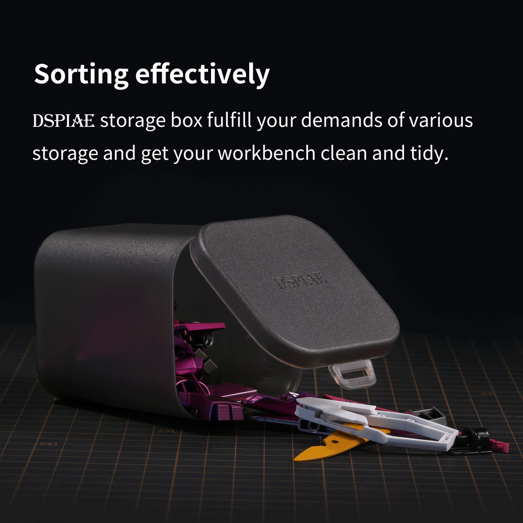 DSPIAE BOX-1 BOX-2 BOX-3 BOX-4 BOX-5 BOX-M1 Series Storage Box for Gundam Model DIY Hobby Tools Acce