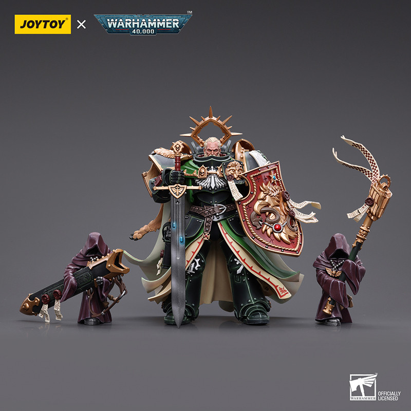 JOYTOY WARHAMMER 40K Dark Angels Primarch Lion ElJonson 1/18 Action Figures Model Toys