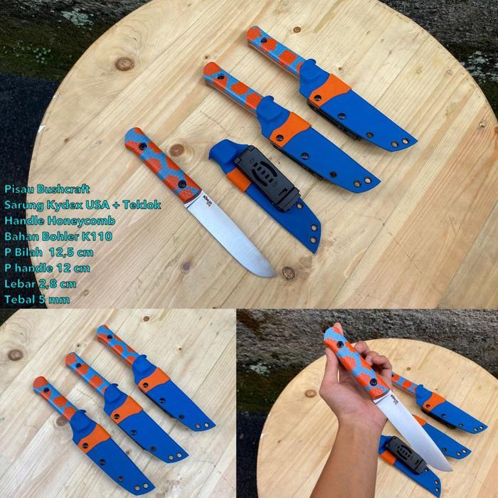 Pisau Pukko Baja Bohler D2 Pisau Skiner Pisau Sisit Super Tajam