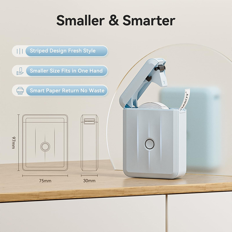 Niimbot D110 Portable Thermal Label Printer Mini Pocket Printer Adhesive UV White Sticker Mobile