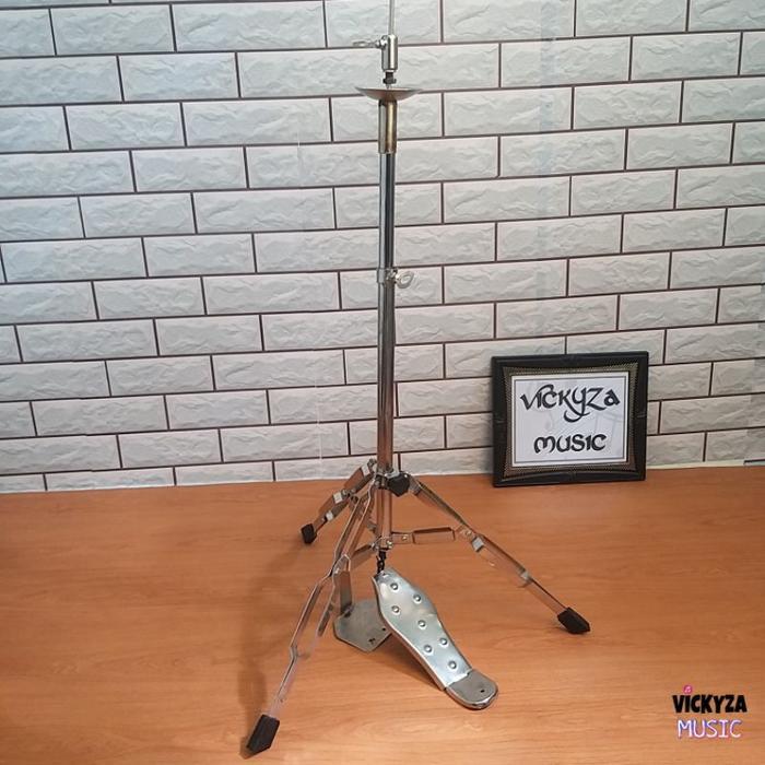 Paket Stand Hihat - HitHat - Hit Hat Plus Simbal Stainless Monel