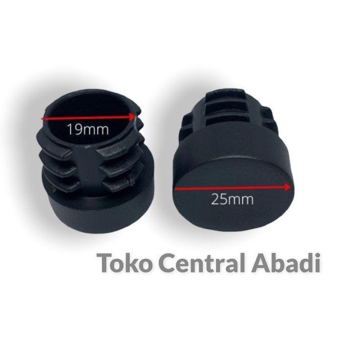 Alas kaki kursi plastik 1" 10 mm / Alas kaki meja plastik