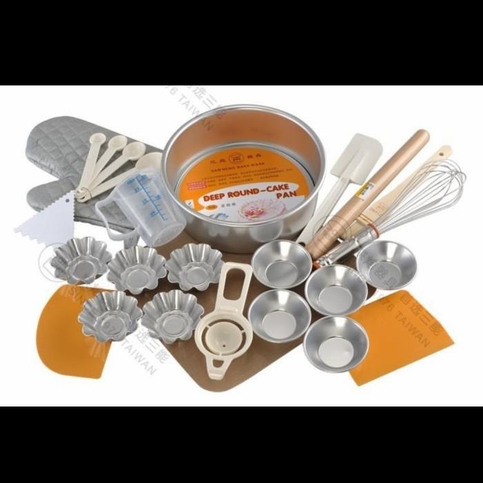 Sanneng SN4995 - Home Bakery Set / Baking Starter Kit Complete 23pcs