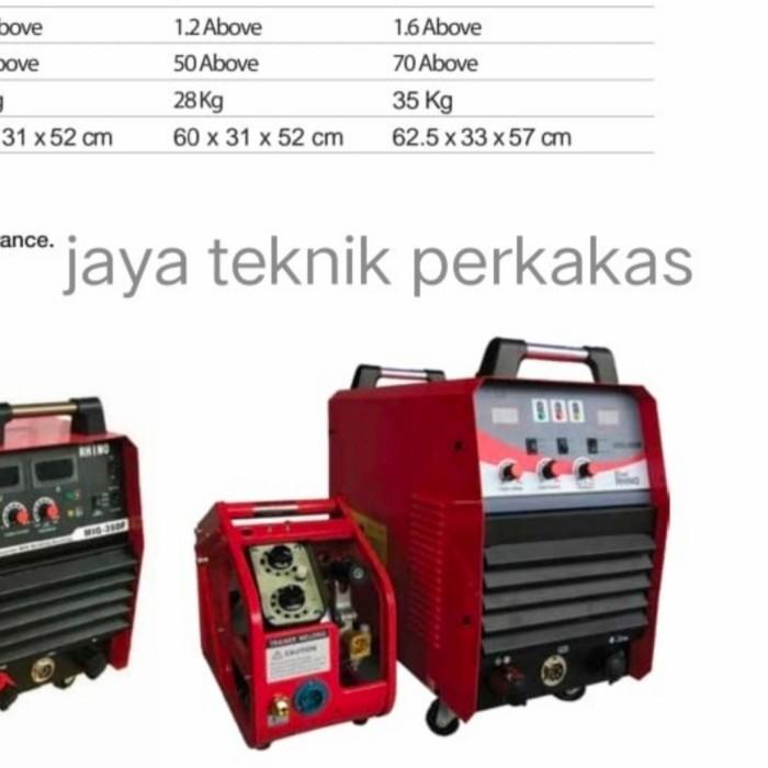 BIG PROMO mesin las mig 500 - mesin las Argon mig 500 black Rhino + packing kayu