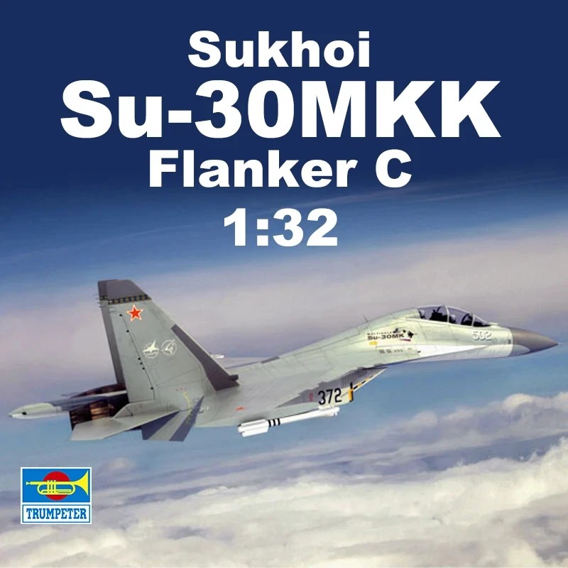 Trumpeter Plastic Assembled Aircraft Model Kit 02271 Sukhoi Su-30 MKK Flanker-G Fighter 1/32 Scale