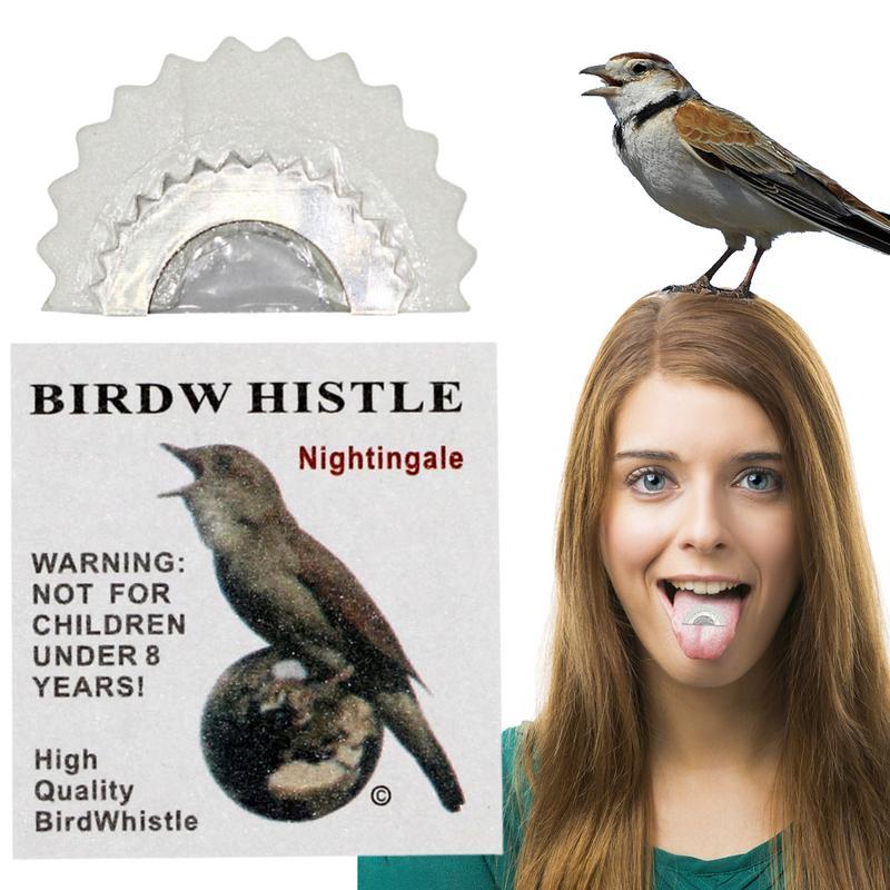 Bird Whistle That Fits Inside Mouth Hiden Magic Tweeting Noisemaker Toy Tricks Gag Bird Caller Bird