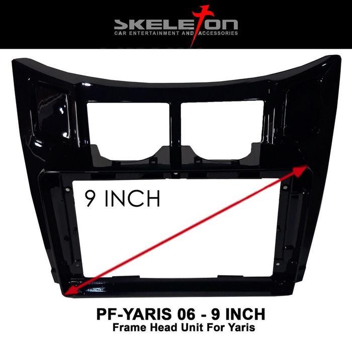 Frame Head Unit 9 Inch Mobil Yaris Frame Android Skeleton