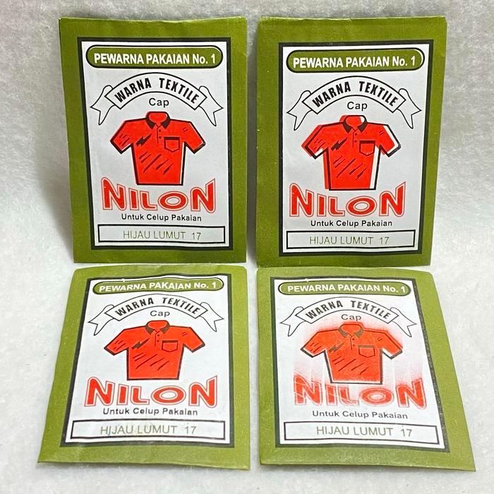 WANTEX / PEWARNA KAIN / PEWARNA PAKAIAN HIJAU LUMUT NO.17 / 1 PCS