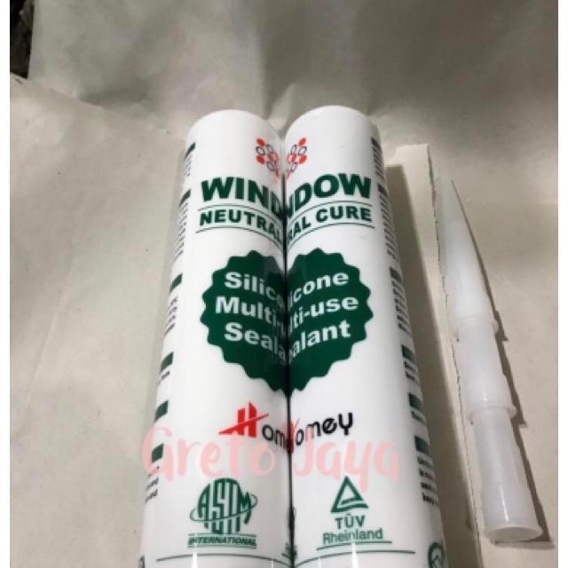 ( Window GRH ) Lem Kaca Silikon Sealant Silicone Netral Neutral WINDOW GRH Sealan Silicon