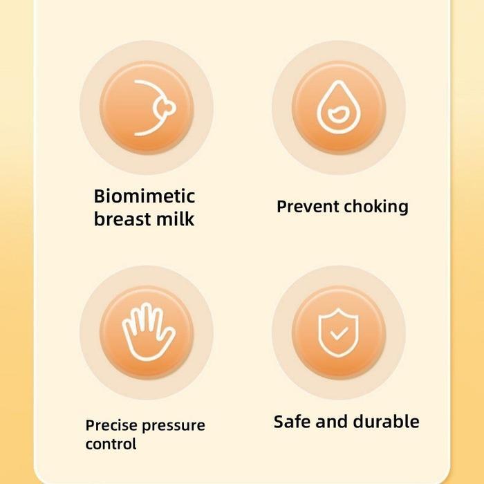 Pristinepitch Dot Kucing Botol / Dot Hewan Peliharaan Silikon Bionik Anti Tersedak / Dot Anak Anjing