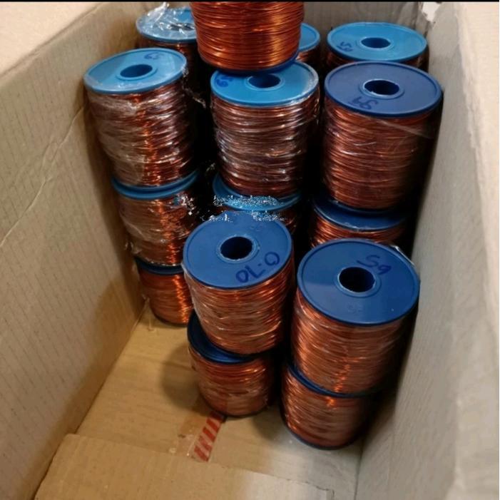 Kawat Tembaga Email 0,15Mm 1Kg Wire Cooper -Tembaga Gulung Dinamo
