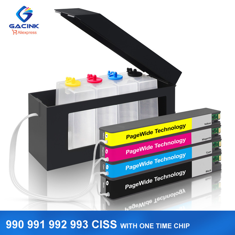JUAL  990 991 992 993 CISS HP PageWide Pro 777z 777zs 772dw 772dn 750dw 750dn Color MFP 774dn 774dns