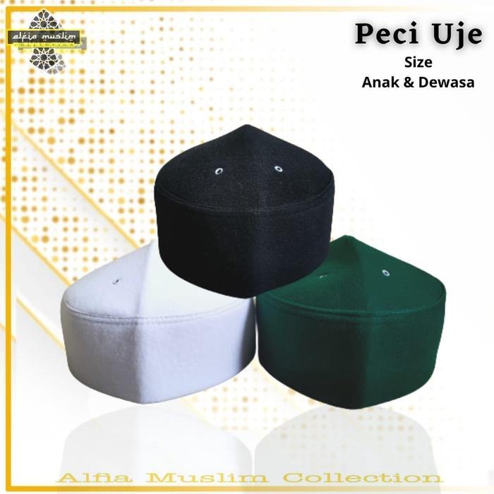 Peci Uje Peci Untuk Imamah Peci Putih Peci Hijua Peci Hitam
