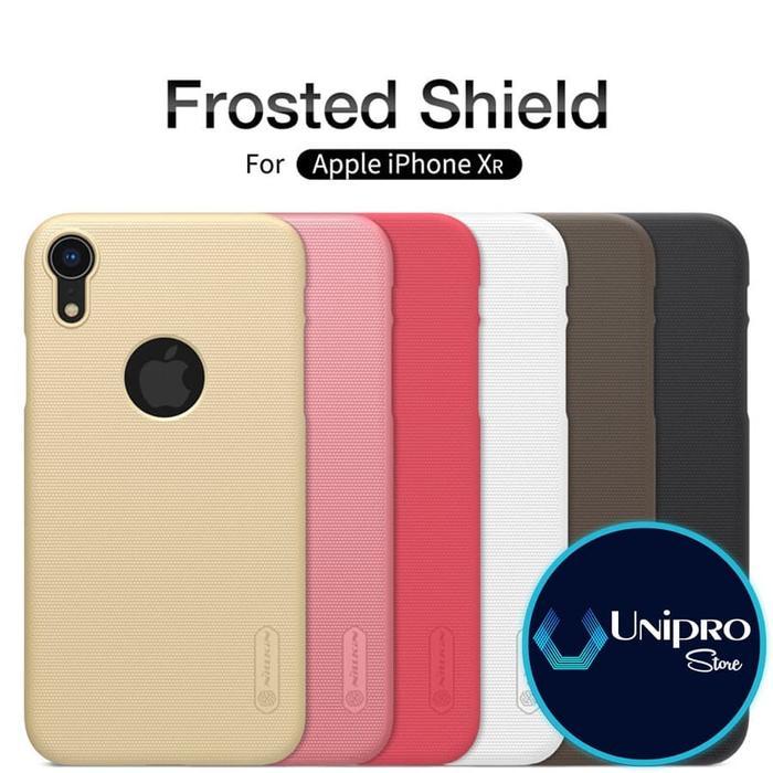 Hard Case Nillkin Super Frosted Shield iPhone XR Logo Original Casing