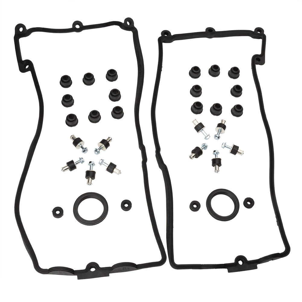 Left and Right Valve Cover Gaskets Set for BMW 545i 550i 645ci 745i X5 4.4L 4.8L OEM # 11127513195