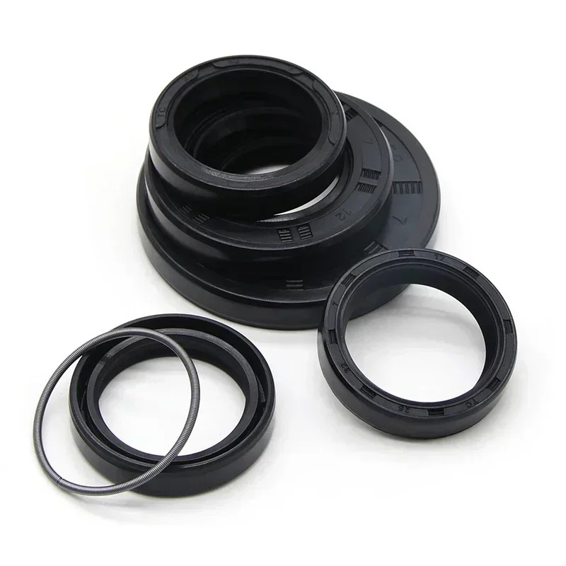 Black NBR Oil Seal ID 25mm TC-25*31/32/34/35/38/40/42/45/50/52/55/60/62*4/5/6/7/8/10/12mm Nitrile