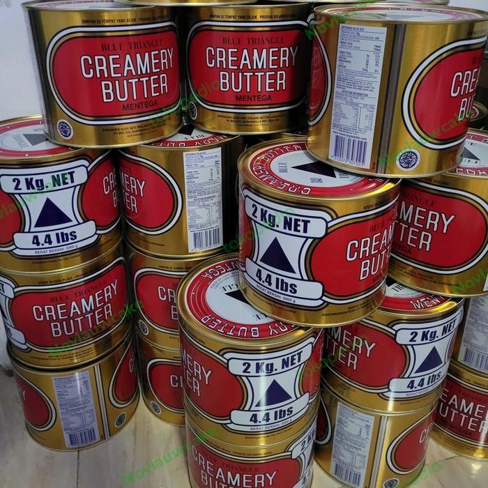 mentega segitiga blue 2kg/creamery butter triangle 2kg