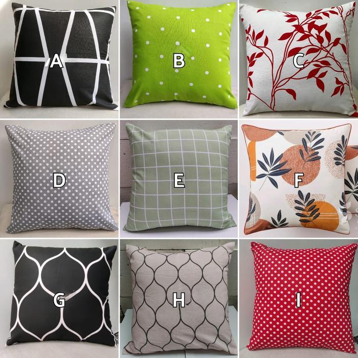 (50x50) Hanya Cover Sarung Bantal Sofa HARVEST (NEW)