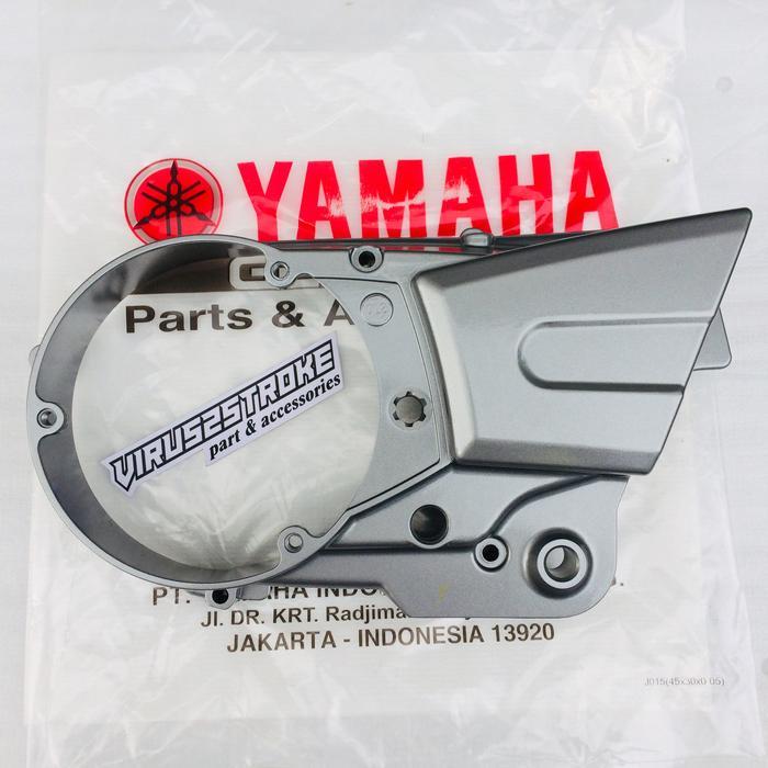 Cover Bak Blok Kalter Kiri Magnet Silver RX King New Ori 3KA-E5411-50