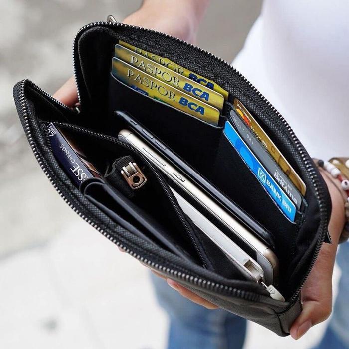 Tas Tangan Pria Tas Tangan Kulit Asli - Tas Pria Kulit - Hand Bag Kulit Asli Cc