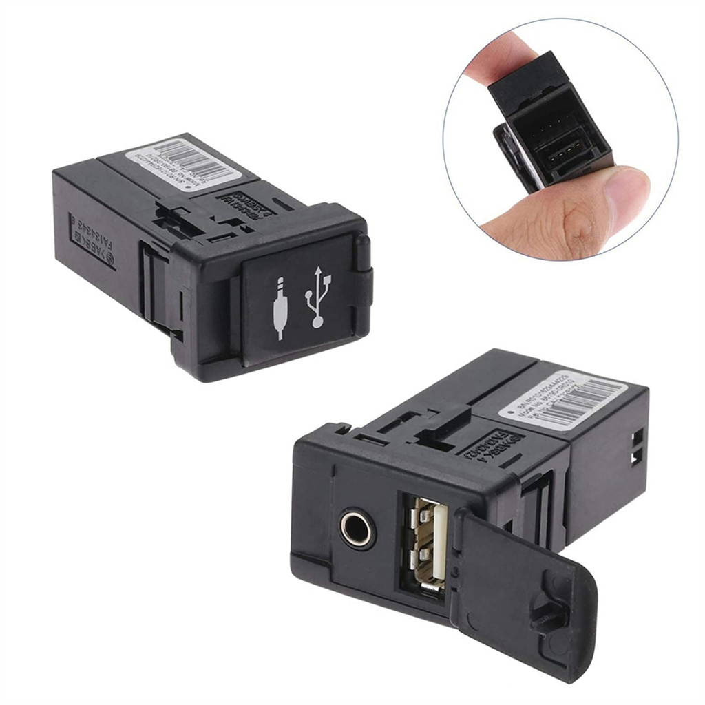 86190-0R010 AUX USB Port Adapter Jack for Toyota Camry Corolla Tacoma Sienna Rav4 Avalon Highlander