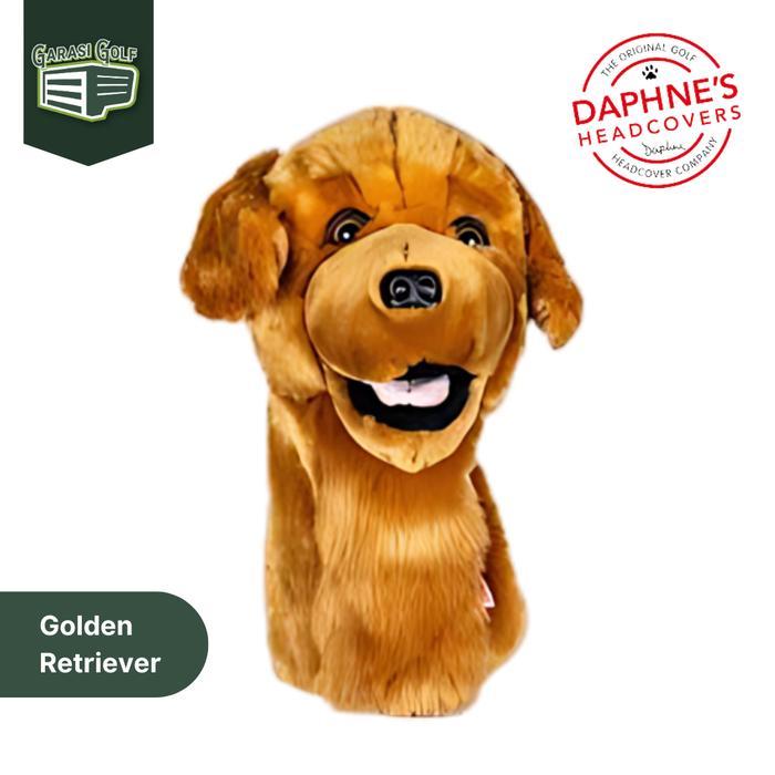 Daphne's Headcover Golden Retriever - Sarung Stick Golf Club Binatang Boneka Lucu