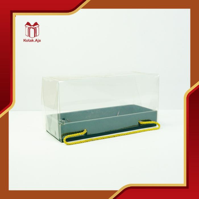 Box Mika Tali / Box Mika Toples Isi 3 / Kotak Mika Cookies / Box Kue Kering / Box Mika Hampers Idul