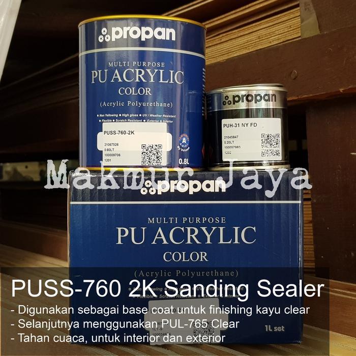 Propan PUSS-760 PU Sanding Sealer Cat Kayu Clear Polyurethane
