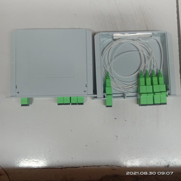 Termurah Passive Splitter Plc Box 1:4 Sc Apc/Box Spliter 1:4 Sc Apc Fiber Optic